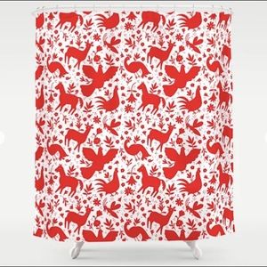 Mexican Folk Art Shower Curtain (Otomi)